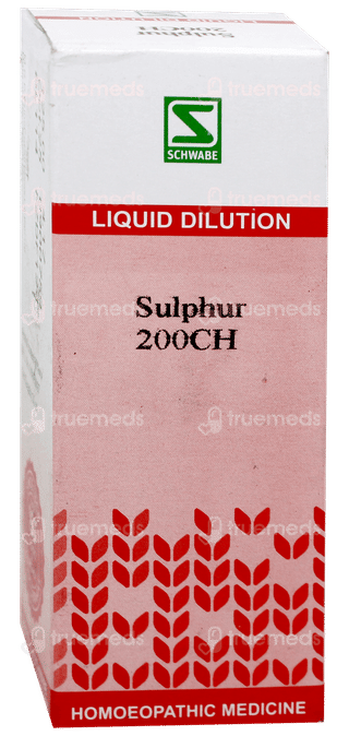 Dr Willmar Schwabe Sulphur 200Ch Dilution 30Ml
